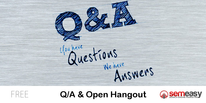 Q/A and Open Hangout